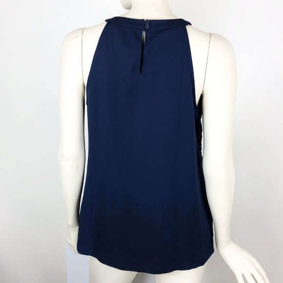 Banana Republic Sleeveless Crochet Lace Blouse - Picture 2 of 4